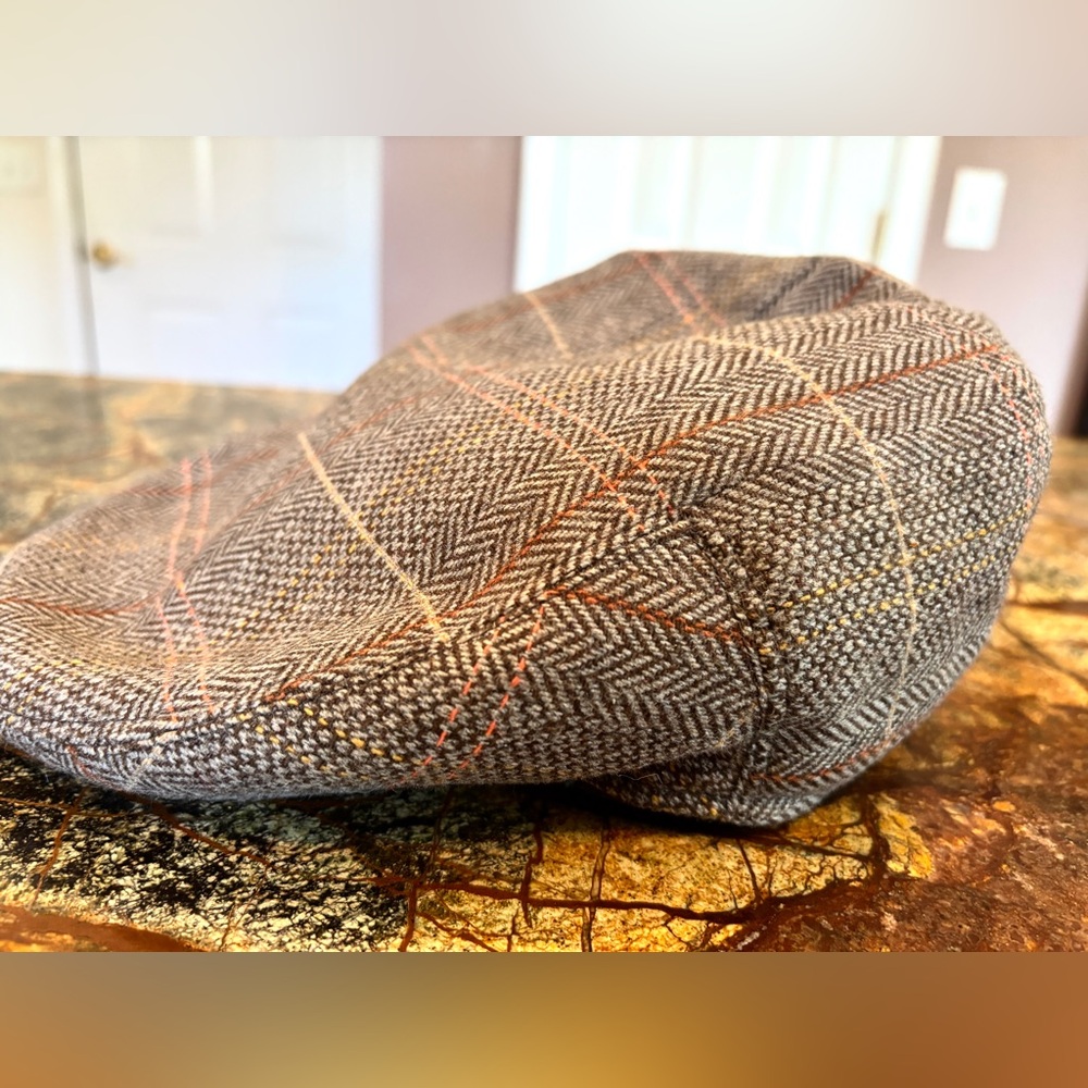 Jaxon Wool Blend Tweed Flat Ivy Newsboy Cap